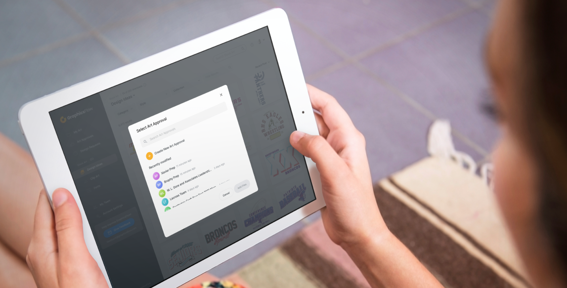 New GraphicsFlow Feature: Create Art Approvals Directly From Stock Art Workspace